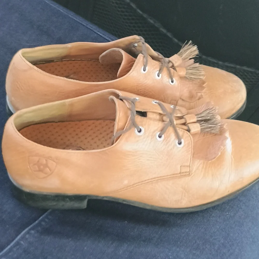 Ariat Jamie Kiltie tassel brogue Oxford shoes women’s size 8 - Picture 7 of 9